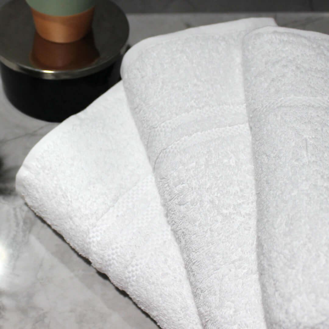 Pegasus Textiles Classic 500 Luxury White Towels Range - 525 gsm - Pegasus Textiles