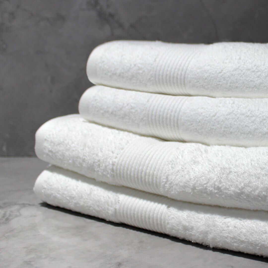 Pegasus Textiles Oasis 600 Luxury Hotel & Spa Quality White Towels Range -  600gsm