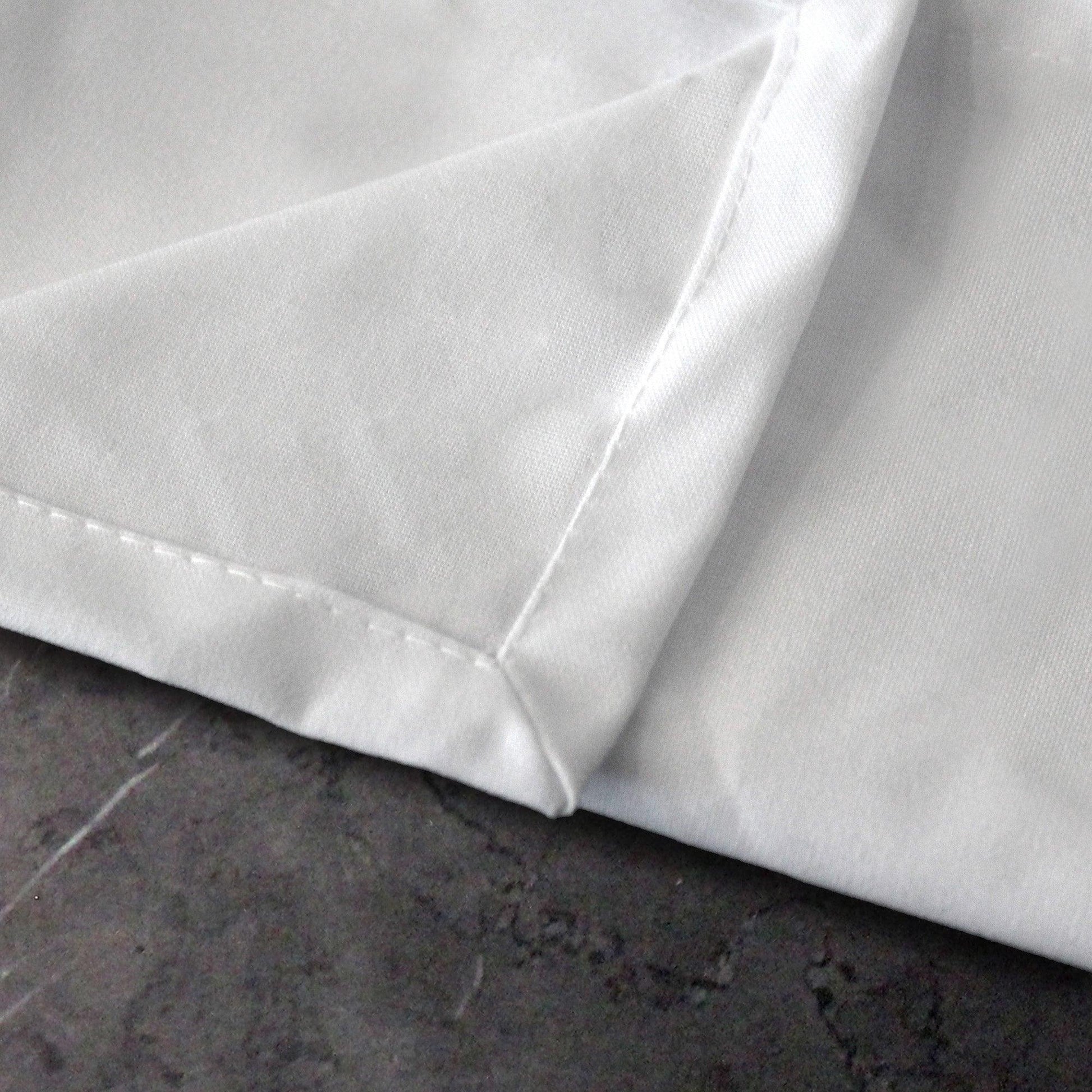 Pegasus Textiles ORCHID 100% Polyester White Napkins Linen - PACK of 10 - Pegasus Textiles